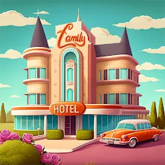 Скачать взломанную Merge Hotel: Family Story Game (Мердж Отель)  [МОД Menu] - полная версия apk на Андроид