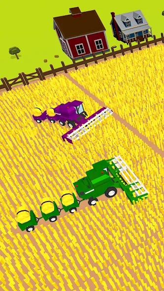 Harvest.io – 3D Farming Arcade  [МОД Бесконечные деньги] Screenshot 1