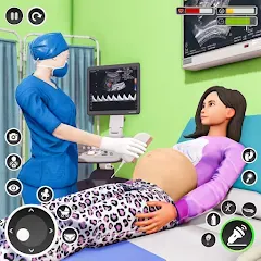 Скачать взломанную Pregnant Mom Simulator Games  [МОД Много денег] - полная версия apk на Андроид