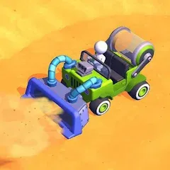 Скачать взломанную Sand Miner: Idle Mining Game (Сэнд Майнер)  [МОД Все открыто] - стабильная версия apk на Андроид