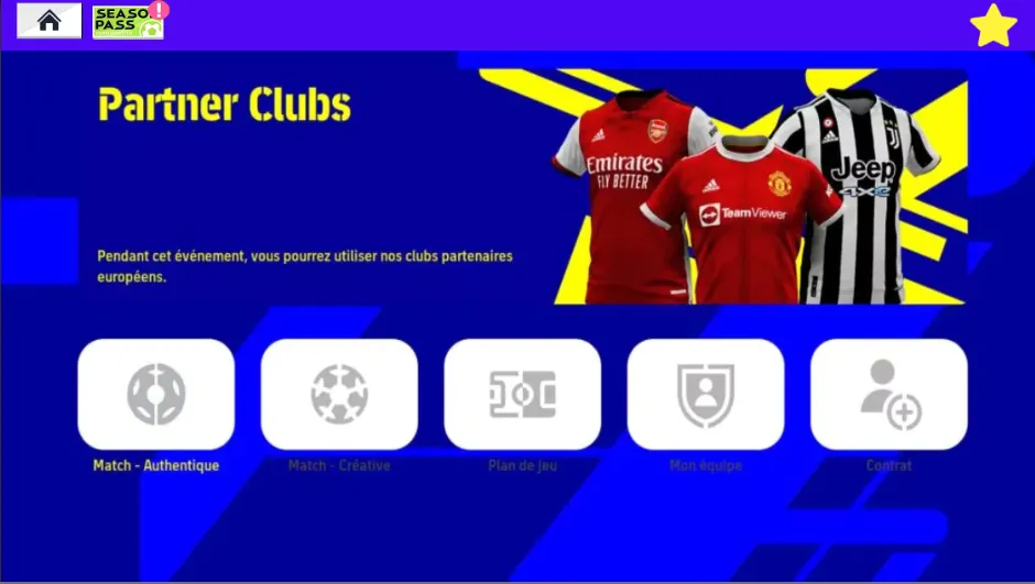 PESfOOTBALL MOBILE 2023 (ПЕСФУТБОЛ МОБИЛЬНАЯ 2023)  [МОД Все открыто] Screenshot 1