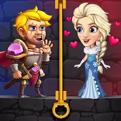 Скачать взломанную Mr. Knight: Pin Puzzles  [МОД Все открыто] - последняя версия apk на Андроид