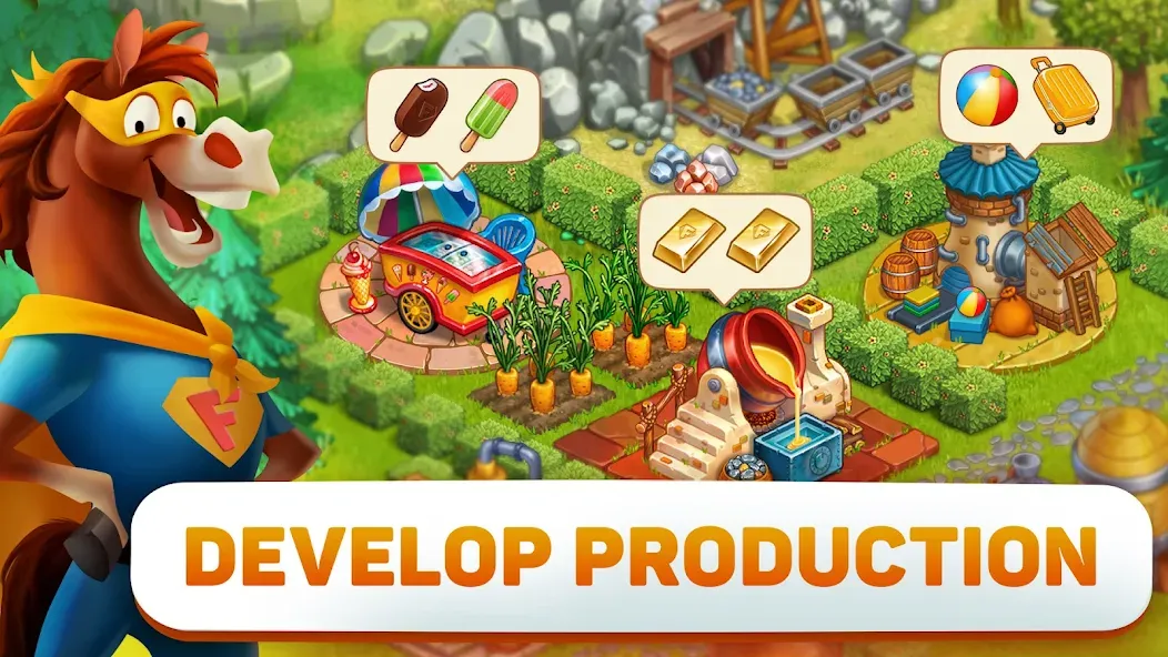 Superfarmers: Superhero Farm  [МОД Unlimited Money] Screenshot 4