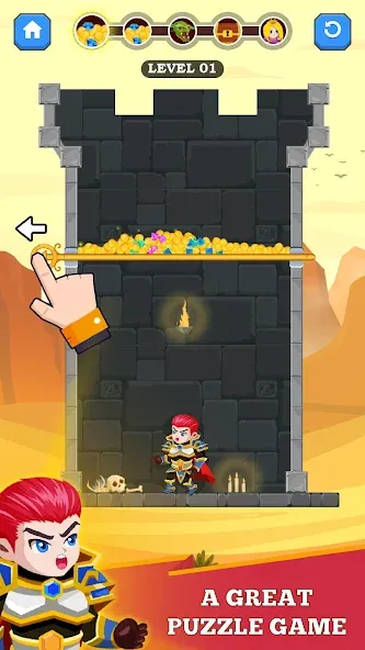 Hero Rescue (Герой Спасения)  [МОД Много монет] Screenshot 1