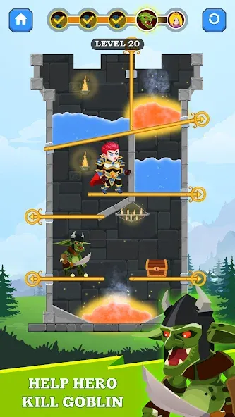 Hero Rescue (Герой Спасения)  [МОД Много монет] Screenshot 2