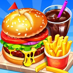 Скачать взломанную Cooking Restaurant Food Games  [МОД Все открыто] - последняя версия apk на Андроид