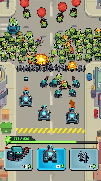 Police vs Zombie: Zombie City (Полиция против зомби)  [МОД Unlimited Money] Screenshot 1