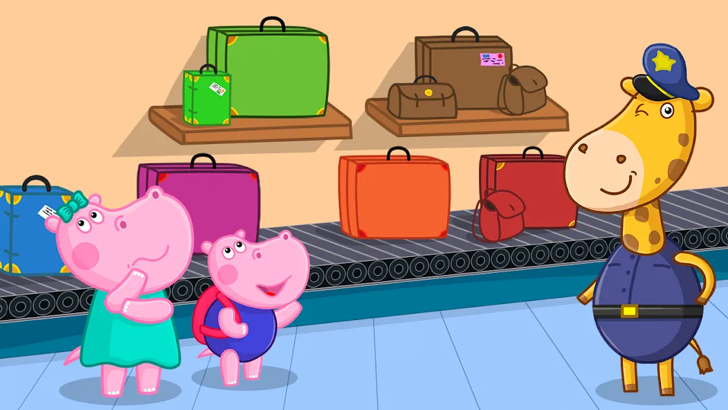 Hippo: Airport Profession Game  [МОД Все открыто] Screenshot 2