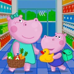 Скачать взломанную Kids Supermarket: Shopping  [МОД Mega Pack] - полная версия apk на Андроид