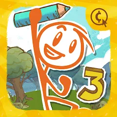 Взлом Draw a Stickman: EPIC 3 (Нарисуй палочного человечка)  [МОД Unlocked] - полная версия apk на Андроид