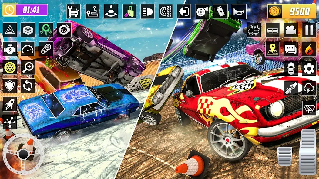 X Demolition Derby : Car Games  [МОД Unlimited Money] Screenshot 5