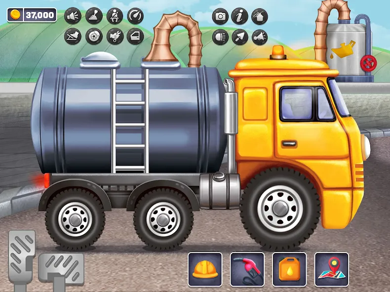 Oil Tanker Truck Games  [МОД Бесконечные монеты] Screenshot 5