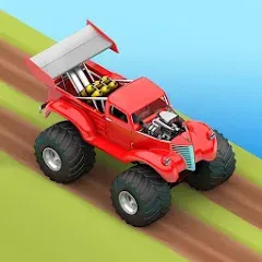 Скачать взломанную MMX Hill Dash 2 – Offroad Truc (ММХ Хилл Даш 2)  [МОД Mega Pack] - стабильная версия apk на Андроид