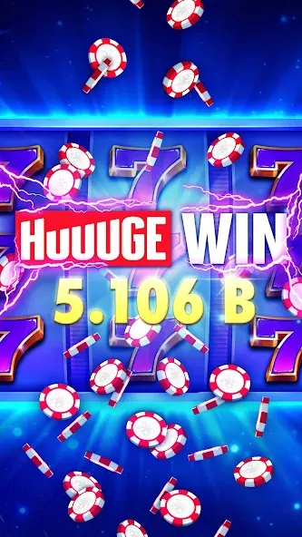 Huuuge Casino Slots Vegas 777 (Хьюдж Казино Слотс Вегас 777)  [МОД Бесконечные монеты] Screenshot 5