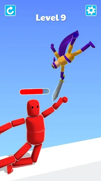 Ragdoll ninja: Imposter hero (Рагдолл Ниндзя)  [МОД Меню] Screenshot 1