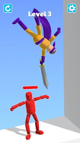 Ragdoll ninja: Imposter hero (Рагдолл Ниндзя)  [МОД Меню] Screenshot 4