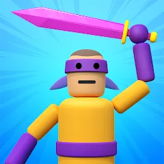 Скачать взлом Ragdoll ninja: Imposter hero (Рагдолл Ниндзя)  [МОД Меню] - стабильная версия apk на Андроид