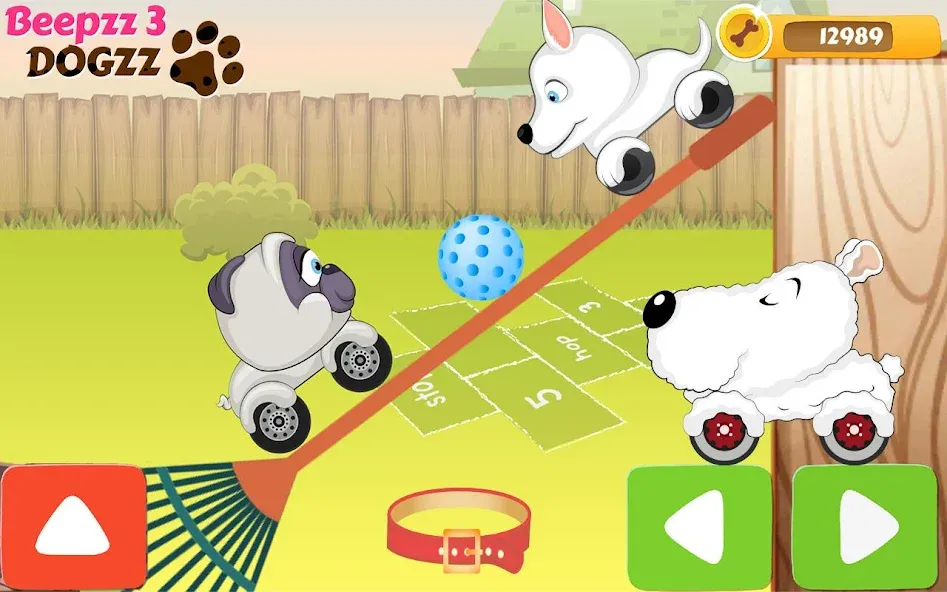 Racing games for kids - Dogs  [МОД Mega Pack] Screenshot 4