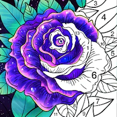 Взломанная Coloring Book: Color by Number (Колоринг Бук)  [МОД Все открыто] - полная версия apk на Андроид