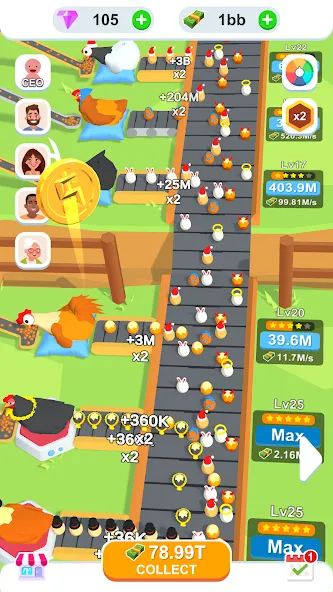 Idle Egg Factory  [МОД Бесконечные деньги] Screenshot 3