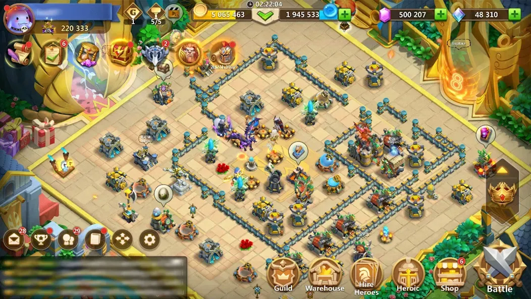 Castle Clash: World Ruler (Кастл Клаш)  [МОД Много монет] Screenshot 1