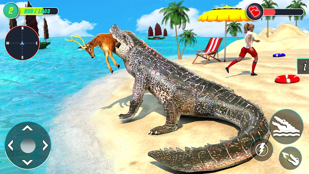 Crocodile Games: Animal Games  [МОД Mega Pack] Screenshot 1