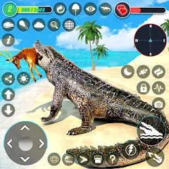 Взломанная Crocodile Games: Animal Games  [МОД Mega Pack] - стабильная версия apk на Андроид