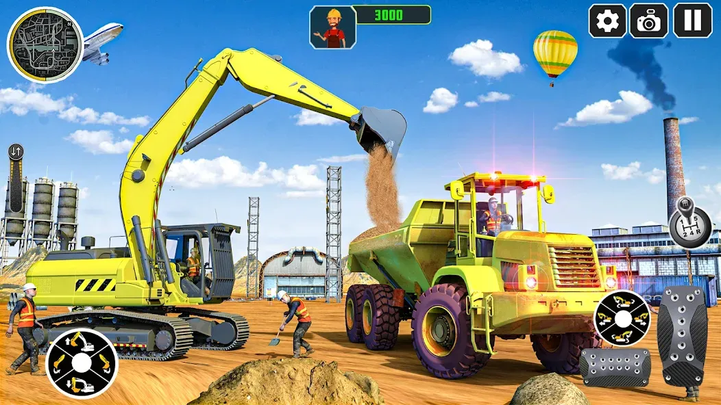 City Construction Simulator 3D  [МОД Бесконечные монеты] Screenshot 3