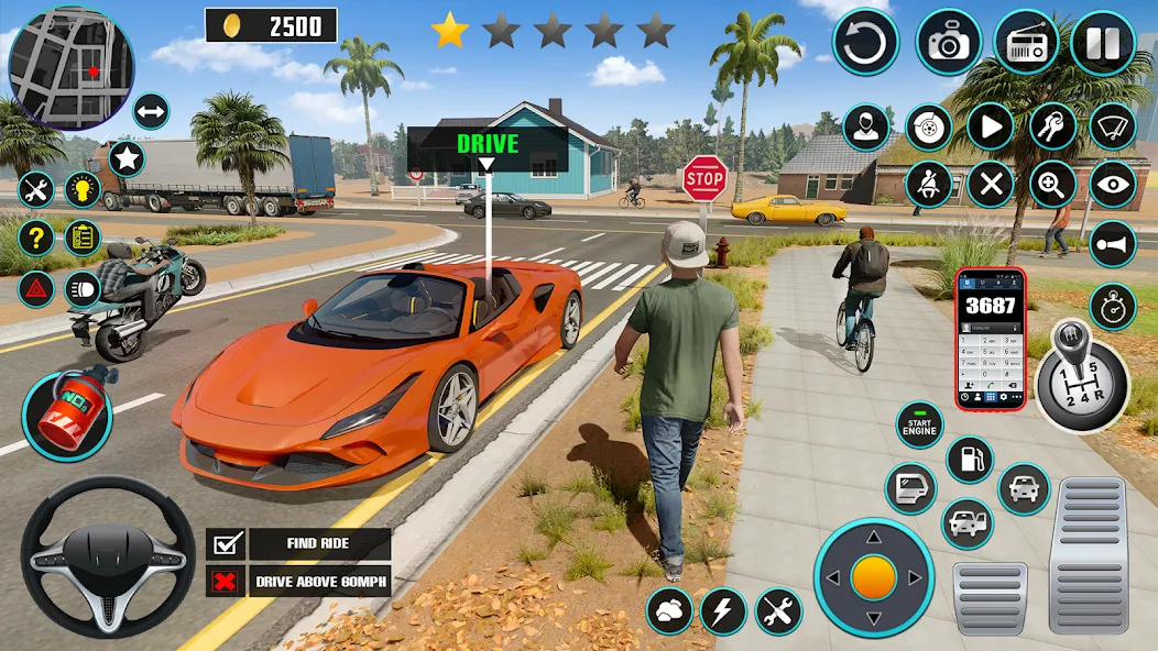 Open World Car Driving Games (Открытые мировые игры по вождению автомобиля)  [МОД Unlimited Money] Screenshot 2