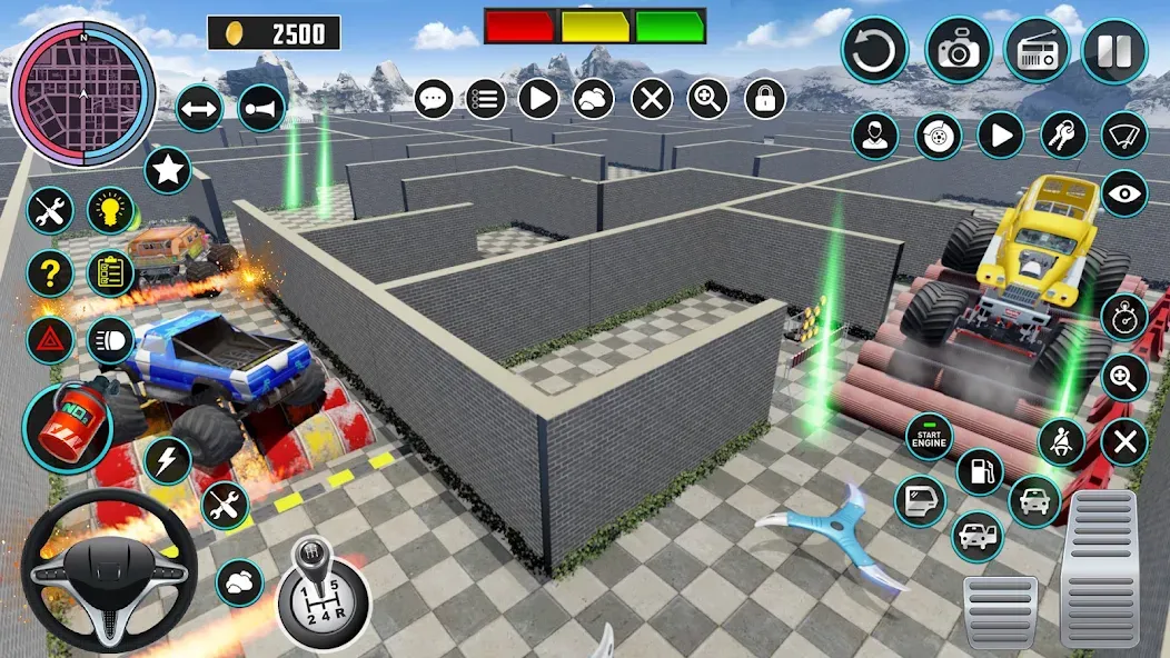 Monster Truck Maze Puzzle Game  [МОД Unlocked] Screenshot 3