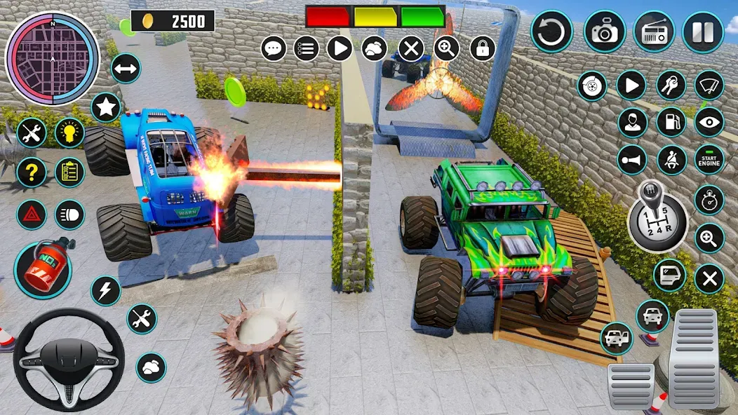 Monster Truck Maze Puzzle Game  [МОД Unlocked] Screenshot 4