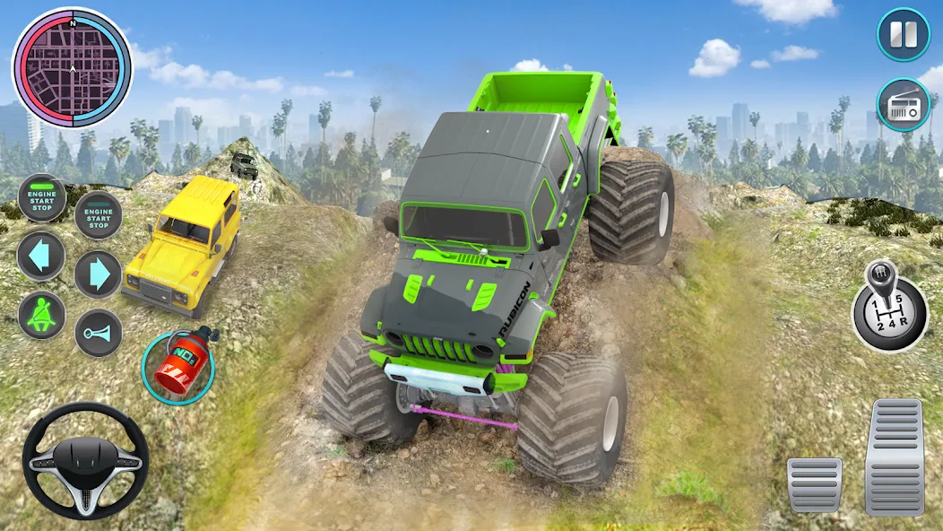 Monster Truck Off Road Racing  [МОД Много монет] Screenshot 2