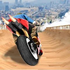 Взлом Mega Ramp Bike Stunts Games 3D  [МОД Menu] - стабильная версия apk на Андроид