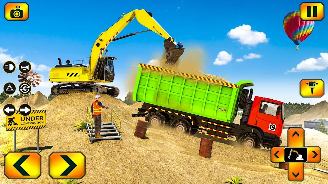 Sand Excavator Simulator Games  [МОД Много денег] Screenshot 5