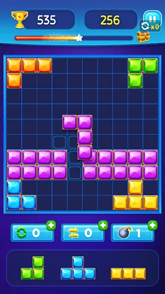 Block Puzzle - Gem Block (Блокпазл блокголоволомка)  [МОД Много денег] Screenshot 3