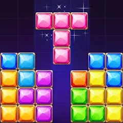 Скачать взломанную Block Puzzle - Gem Block (Блокпазл блокголоволомка)  [МОД Много денег] - последняя версия apk на Андроид