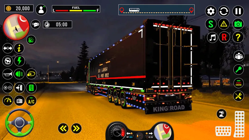 US Truck City Transport Sim 3d  [МОД Бесконечные деньги] Screenshot 2