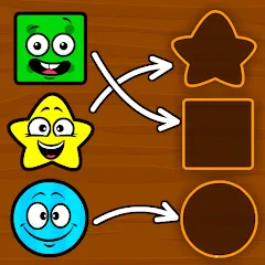 Скачать взлом Shapes & Colors Games for Kids  [МОД Много монет] - последняя версия apk на Андроид