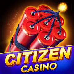 Взломанная Citizen Casino - Slot Machines (Ситизен Казино)  [МОД Бесконечные монеты] - стабильная версия apk на Андроид