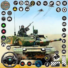 Скачать взлом Tank Fury: Battle of Steels  [МОД Unlocked] - полная версия apk на Андроид