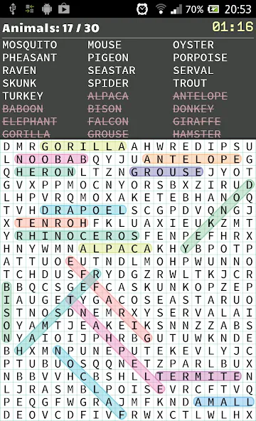 Word Search (Уорд Срч)  [МОД Все открыто] Screenshot 2