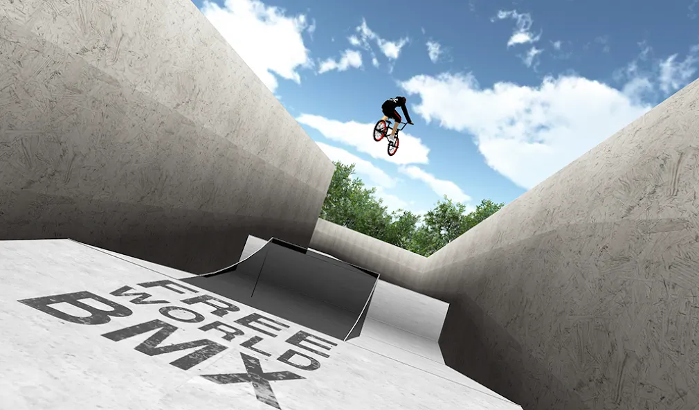 Free World BMX (Фри Ворлд БМХ)  [МОД Menu] Screenshot 1