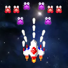 Скачать взлом Galaxiga Retro Arcade Action (Галаксига Ретро Аркейд Экшн)  [МОД Меню] - стабильная версия apk на Андроид