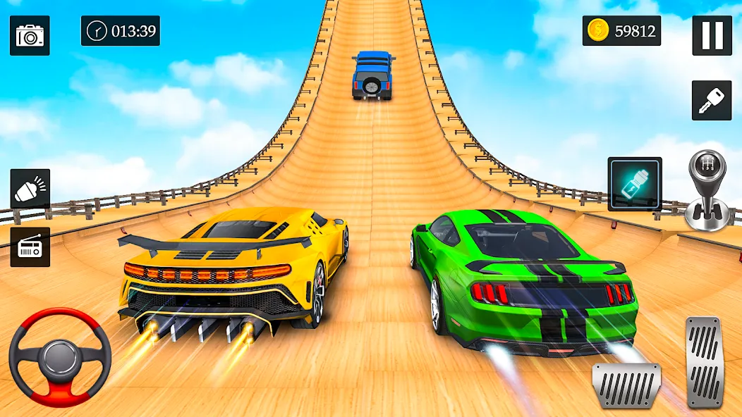 Ramp Car Stunt Racing Game (Крейзи Кар Стантс)  [МОД Mega Pack] Screenshot 2