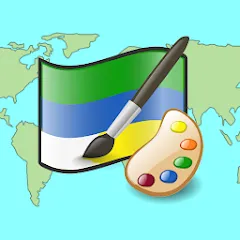 Взлом Draw The Flag - Quiz & Maker  [МОД Бесконечные монеты] - последняя версия apk на Андроид