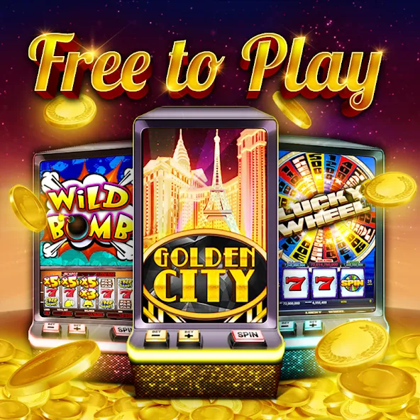 Golden City Casino (Голден Сити Казино)  [МОД Много монет] Screenshot 1