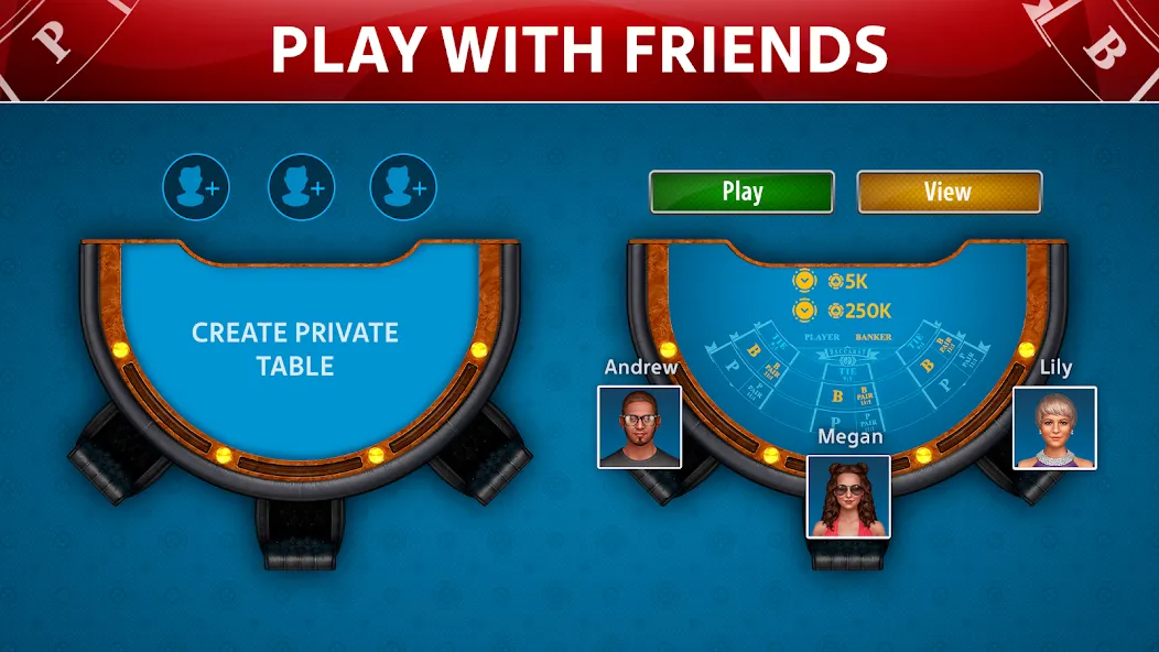 Baccarat Online: Baccarist  [МОД Unlocked] Screenshot 4