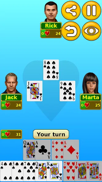 Hearts  [МОД Unlimited Money] Screenshot 1