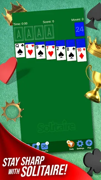 Solitaire + Card Game by Zynga  [МОД Бесконечные деньги] Screenshot 1