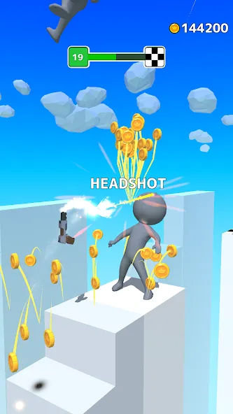 Gun Sprint (Ган Спринт)  [МОД Menu] Screenshot 3